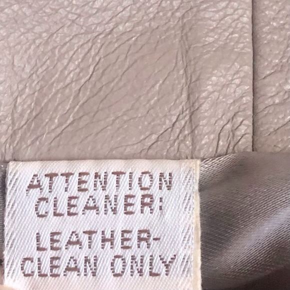 Leather[Carmel California] Vintage Soft Leather Gold Button 3/4 Sleeve MCMod - Picture 7 of 12